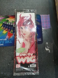 Tinsel Devil With Horns Party Wig(Brand new & Sealed Widmann) - Picture 1 of 3