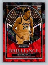 2023 Prizm Draft Picks Kris Murray  Brilliance Red Ice RC   #13 Iowa
