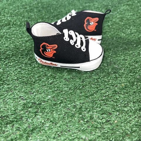 Orioles Baby Shoes 0-6 months size soft bottom Cover