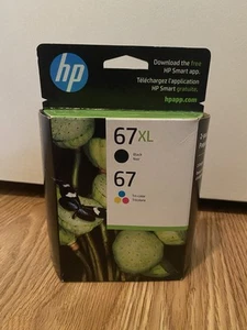 HP 67XL schwarz 67 dreifarbiges Tintenset EXP: 03/2026 - Bild 1 von 6