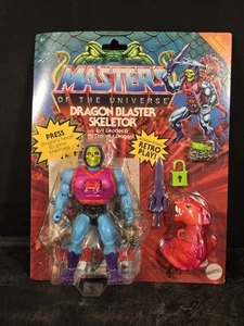 MOTU Masters of the Universe Dragon Blaster Skeletor Deluxe Action 5.5 UNPUNCHED - Picture 1 of 7