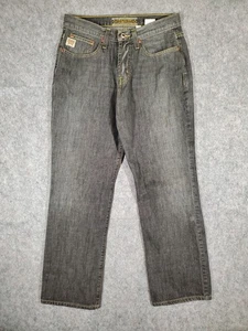 Cinch Herren Jeans Größe 32x32 White Label Relaxed Fit Schwarz Denim Faded Baggy - Bild 1 von 12