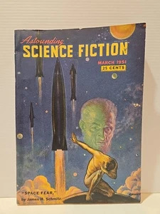 ASTOUNDING SCIENCE FICTION Mar 1951 - James H. Schmitz, Space Fear + More - Picture 1 of 5