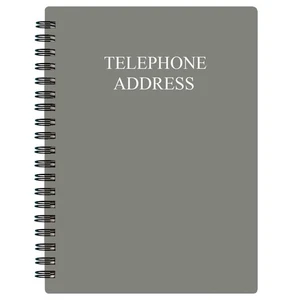 5x7 Inch Spiral Password Book w/ Tabs Password Organizer for Internet Telephone - Picture 1 of 6