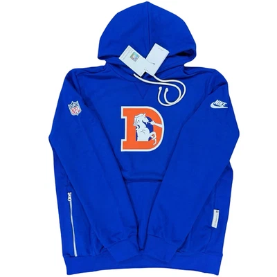 Denver Broncos Nike Sideline Standard Issue Alt 2 Dri-FIT Hoodie Throwback 1977 - Image 1 of 4