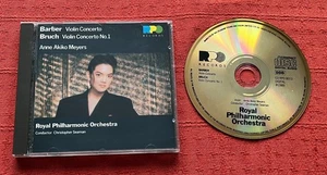 BARBER/BRUCH/ANNE MEYERS/RPO/SEAMAN CD - VIOLIN CONCERTO/VIOLIN CONCERTO NO 1 - Picture 1 of 5