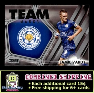2016 Stadium Club Premier League Team Marks #TM-6 Jamie Vardy Leicester City - Picture 1 of 2