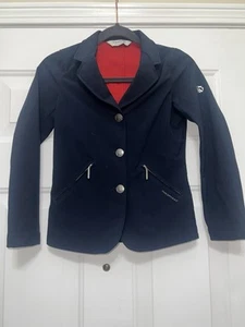 Chaqueta Horseware Niños Competición Show Azul Marino y Rojo 9/10 Años Usada en Excelente Condición Ecuestre - Imagen 1 de 5