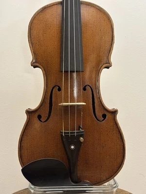 Early 1900’s Labeled Vintage Old Violin 4/4 Includes Case And Bow - Image 1 of 4