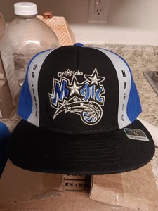 Orlando Magic NBA Reebok Hardwood Classics Retro Größe 8 eng anliegende Kappe Mütze - Bild 1 von 4
