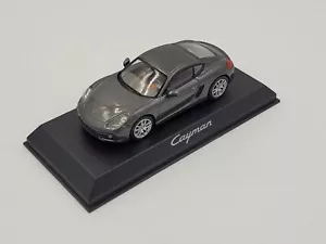 Minichamps Porsche Cayman 1:43 Typ 981 Modell 2013 Rauchquartz Metall NEU u OVP - Bild 1 von 4