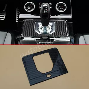 For Range Rover Evoque 2020-2023 Carbon Fiber Gear Shift Cover Trims Accessories - Foto 1 di 6