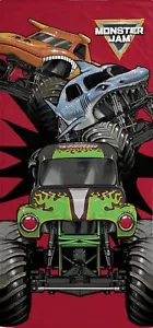 Telo mare Monster Jam misure 28 x 58 pollici - Foto 1 di 5
