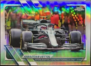 2021 Topps Chrome #102 Sebastian Vettel - Aston Martin Cognizant F1 Refractor - Picture 1 of 2