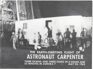 MAY 24, 1962 M. SCOTT CARPENTER, 4th ORBIT OF THE EARTH - Picture 1 of 8