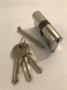 Sterling EPN3131 Double Euro 5 Pin Cylinder 62mm (31x31), Polished Nickel - Picture 1 of 3