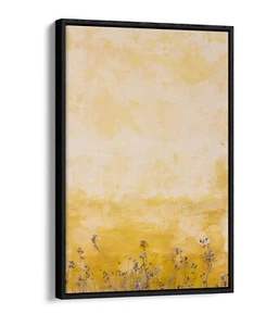 WALL FLOWERS -DEEP FLOATER/FLOAT EFFECT FRAMED CANVAS WALL ART PRINT- - Picture 1 of 12