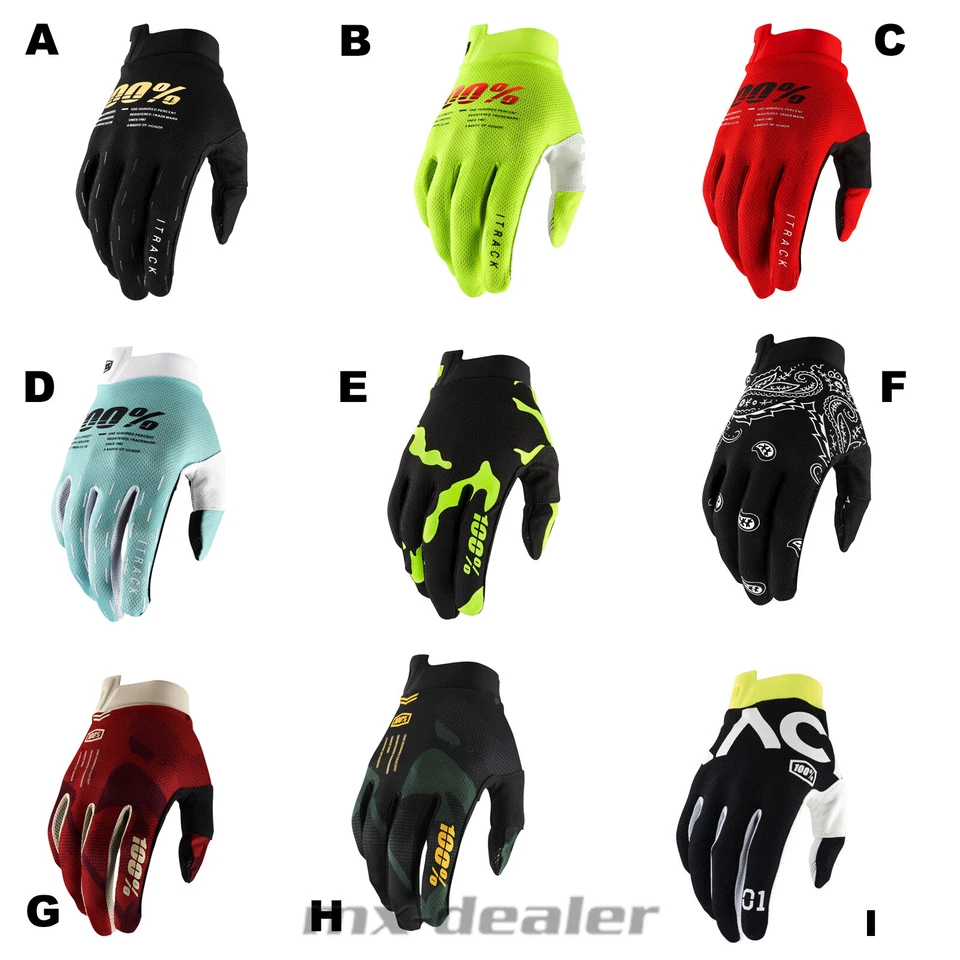Handschuhe MTB Downhill DH 100% Prozent ITRACK MX Motocross Enduro Quad Trail