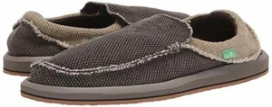 Herren Sanuk Chiba Sidewalk Surfer Slipper Schuh SMF1047 Dunkelbraun 100% Original - Bild 1 von 7