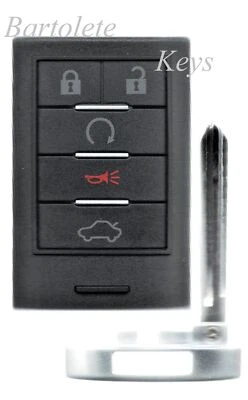 Replacement Remote Car Key Fob For 2009 2010 2011 2012 2013 Cadillac CTS STS DTS - Image 1 of 4