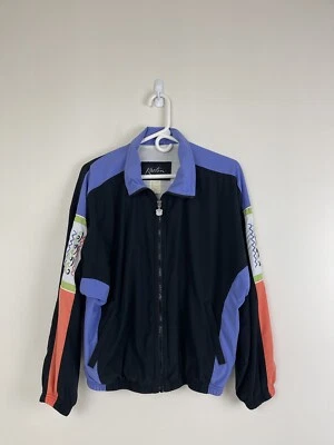 Vintage Kaelin Women's Zip Jersey Knit Lined Windbreaker / Track Jacket    M - Image 1 of 4