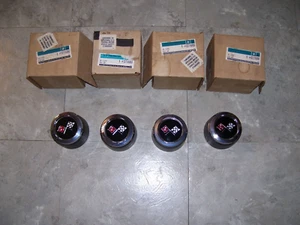 NOS set of 4  1976-1979 Corvette Center Caps 371680 - Picture 1 of 3