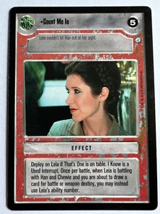 Star Wars CCG Count Me In Endor Star Wars CCG NM - Bild 1 von 2