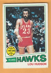 Lou Hudson Atlanta Hawks 1977-78 Topps #85 Minnesota Golden Gophers 11E - Foto 1 di 2