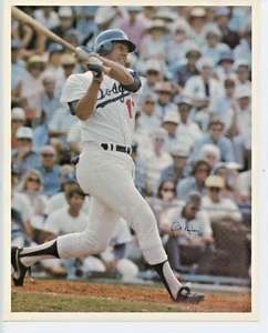 Vintage RICK MONDAY Los Angeles Dodgers 8x10 Team Issued Photograph - Picture 1 of 4