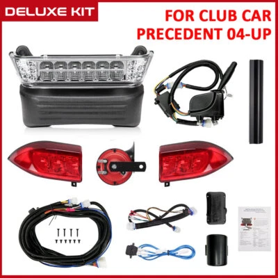 For Club Car Precedent LED Deluxe High/Low Beam Street Legal Light Kit 2004+ - Imagen 1 de 4