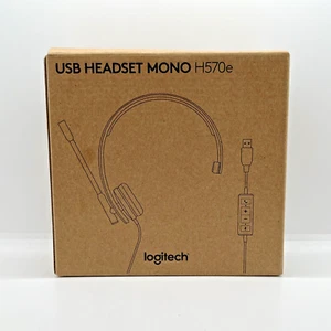 Logitech - H570e - USB Mono Headset with Noise-Cancelling Microphone - Picture 1 of 6