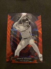 2023 Panini Titan Craig Biggio Red Wave Prizm 71/199 Houston Astros