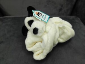 Little Jellycat Bashfull Black And Cream Puppy Soother blanket {jcinc1528} 7"