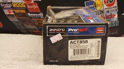Pastillas de freno de disco trasero CARQUEST cerámica ACT858 se adapta, 01-07 Dodge, Chrysler Foto 1 de 2