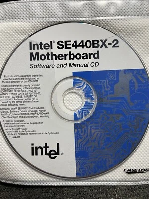 Intel SE440BX-2 Motherboard Software and Manual CD - Image 1 of 2