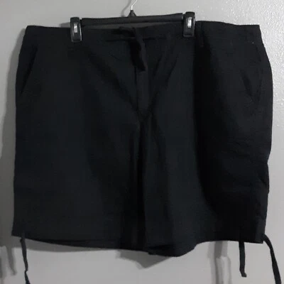 MUJER VENEZIA TALLA GRANDE VERANO NEGRO BERMUDAS SHORTS. TALLA 24 Foto 1 de 4