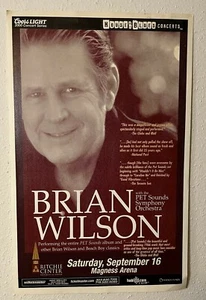 Vintage Brian Wilson - Pet Sounds 2000 University of Denver Konzert Poster - Bild 1 von 1
