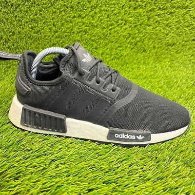 Adidas Originales NMD R1 Niños Talla 7Y Negro Blanco Zapatos Atléticos para Correr Tenis Foto 1 de 4
