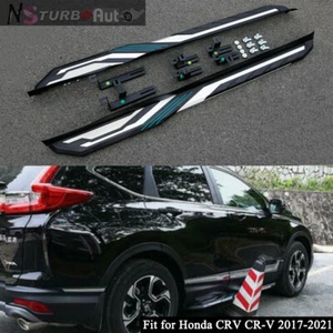 Fixed Door Side Steps Running Board Nerf Bar Fits for CRV CR-V 2017-2021 - Foto 1 di 6