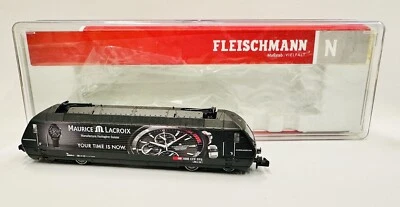 Fleischmann 731378 N scale SBB Re460 Electrical Loco Maurice Lacroix black 1:160 - Image 1 of 4