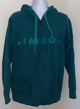 Armada Outwear Graphic Hoodie Jacket Teal Green Full Zip Front Mens Size Large