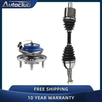 Front Left Wheel Bearing Hub CV Axle for Impala Monte Carlo Lacrosse Grand Prix Foto 1 de 4