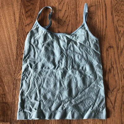 Victoria Secret винтажный синий пейсли эластичной Майка S спагетти ремень - Изображение 1 из 4