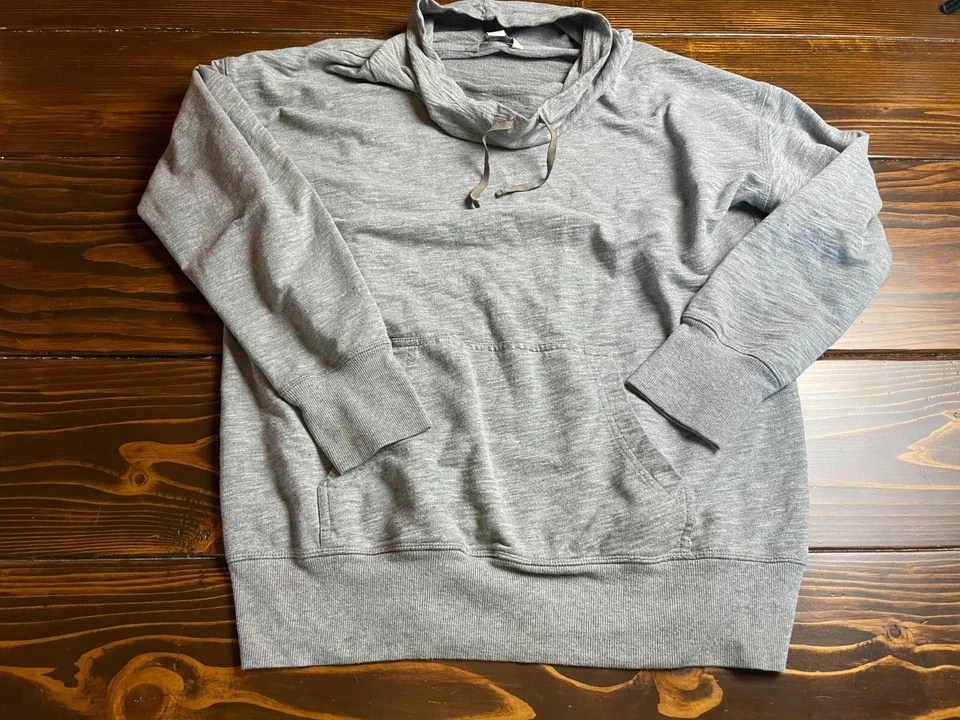 Suéter Guide Series, Feminino Tamanho XL, Cinza, Gola Capuz, Pulôver - Imagem 1 de 4