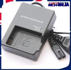 Camera Battery Charger MH-24 For Nikon D3100 D3200 D5100 D5200 D5500 & AU Cable - Picture 1 of 8