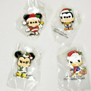Funko Pop! Disney Amazon Exclusive Holiday Pins~ Mickey, Minnie, Goofy, Donald - Picture 1 of 1