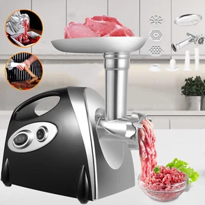 Elektrischer Fleischwolf Spritzgebäck Fleisch Wolf Wurstmaschine Zerkleinerer - Bild 1 von 12