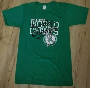 Boston Celtics 1984 & 1985 World Champs T-Shirt men's size-Medium Gem Mint RARE - Picture 1 of 10