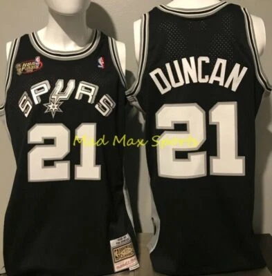 TIM DUNCAN San Antonio SPURS Mitchell & Ness 1999 NBA Finals SWINGMAN Jersey - Image 1 of 4