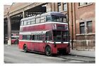 ptc6080 - Notts - Nottingham Trolleybus outside the Bus Depot - print 6x4